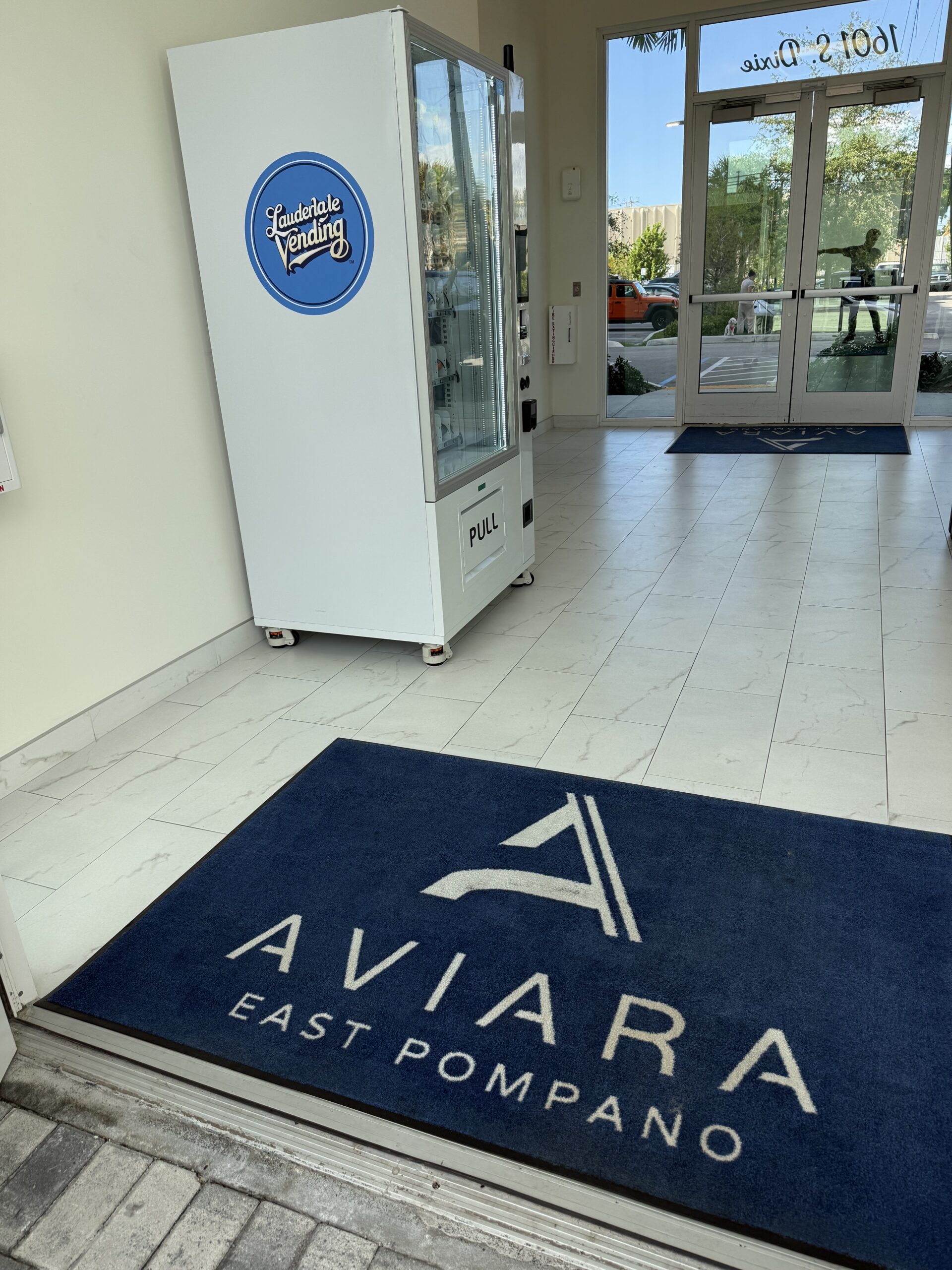 Lauderdale Vending machine installed at Aviara East Pompano in Pompano Beach