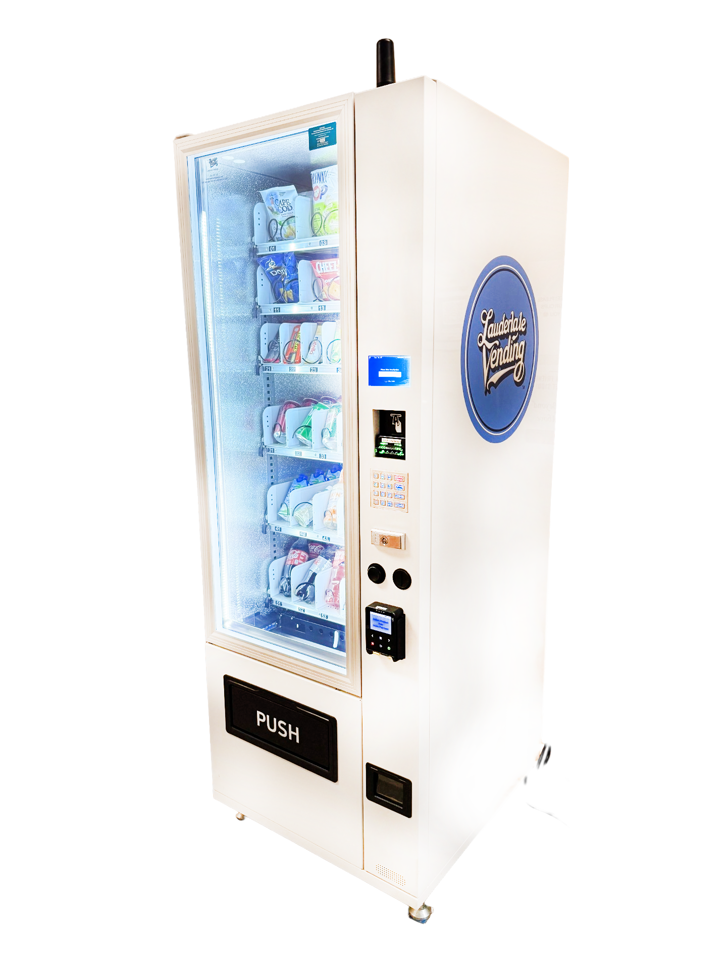 Fully stocked vending machine